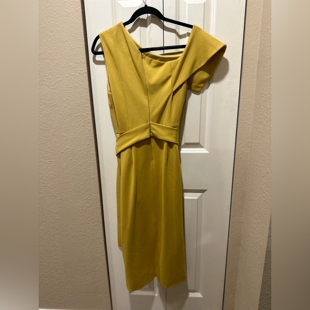 NWT 200$ Lavish Alice Midi Formal Elegant Cocktail Dress Yellow Chartreuse , 6 - Picture 9 of 14